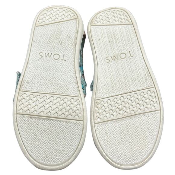 Toms Summer Ocean Slip Ons Toddler Size 9 - Picture 5 of 6